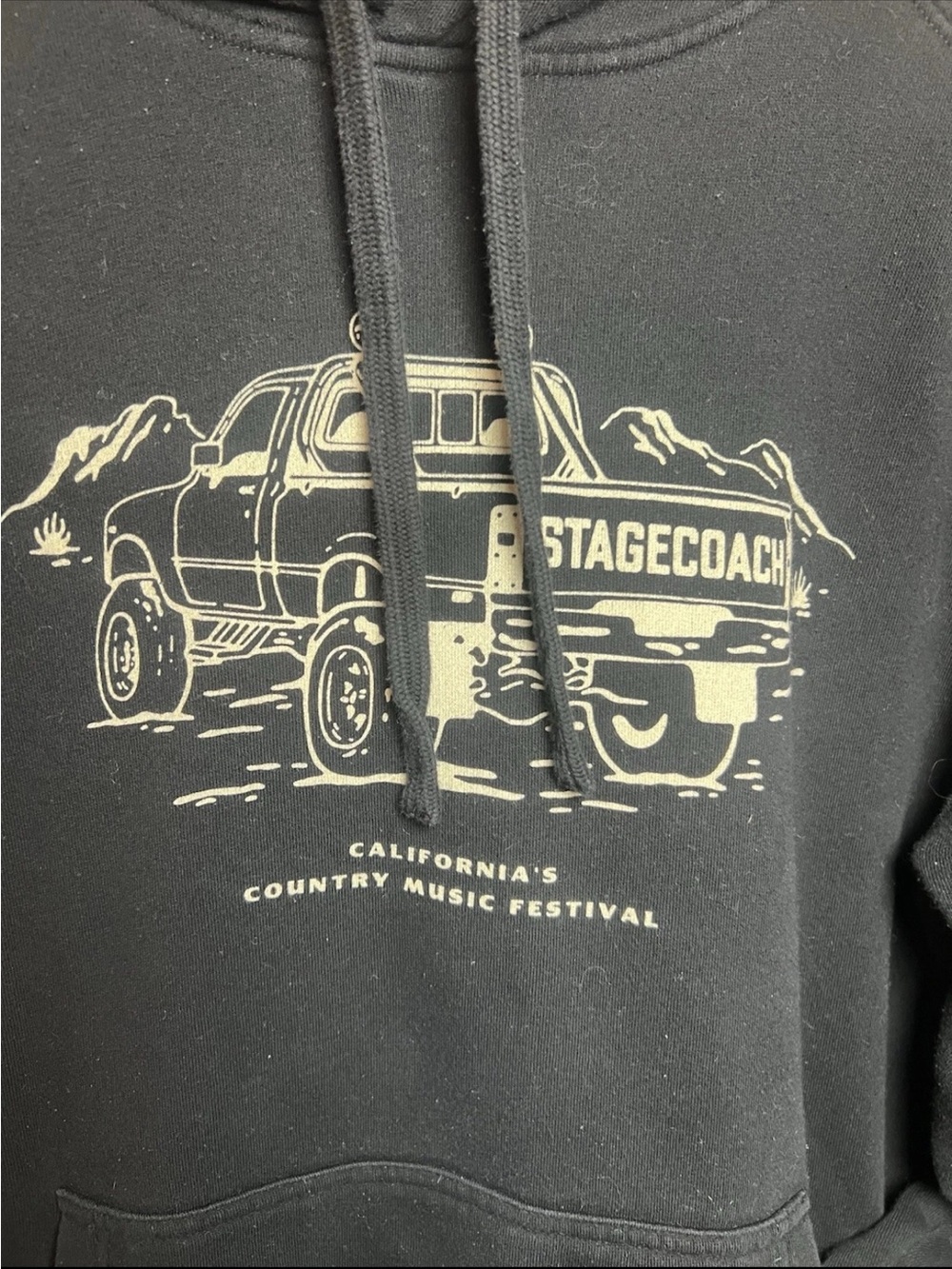 2023 Stagecoach Music Festival Black Sweatshirt M Country Music Concert Merch - Picture 2 of 7